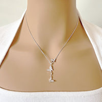 Butterfly Cubic Zirconia  Necklace - CHOMEL