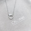 Ribbon Cubic Zirconia Necklace.