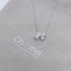 Ribbon Cubic Zirconia Necklace.