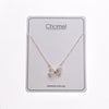 Ribbon Cubic Zirconia Necklace.