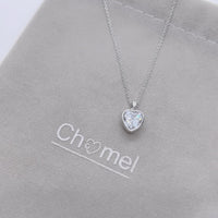 Heart Cubic Zirconia Necklace.