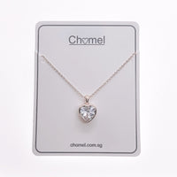 Heart Cubic Zirconia Necklace.