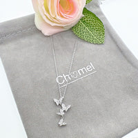 Butterfly Cubic Zirconia Necklace - CHOMEL