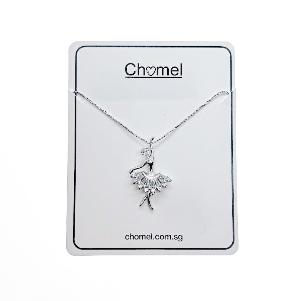 Ballerina Cubic Zirconia  Necklace - CHOMEL