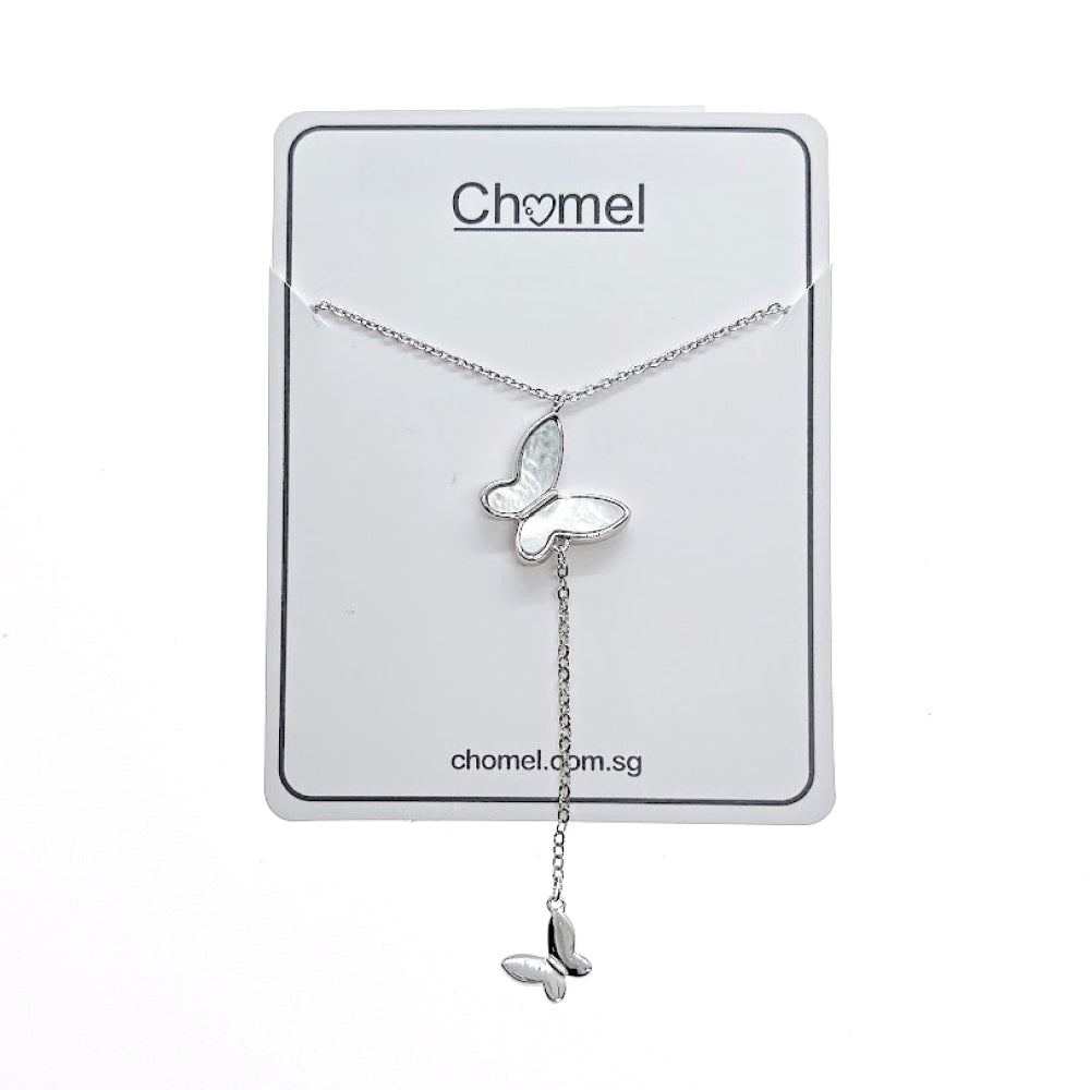 Butterfly Mother of Pearl Necklace - CHOMEL