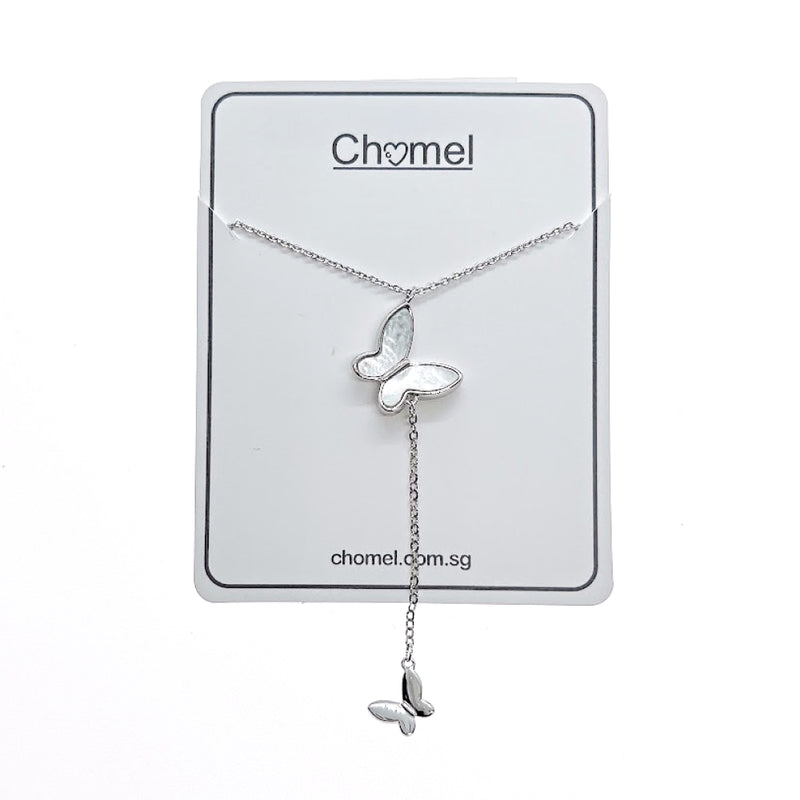 Butterfly Mother of Pearl Necklace - CHOMEL