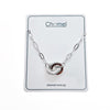 Interlocking Cubic Zirconia Necklace - CHOMEL