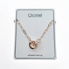 Interlocking Cubic Zirconia Necklace - CHOMEL