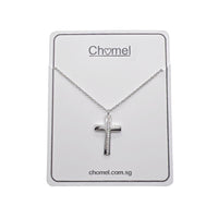 Cross Cubic Zirconia Necklace - CHOMEL