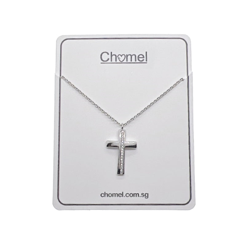 Cross Cubic Zirconia Necklace - CHOMEL