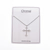 Cross Cubic Zirconia Pendant Necklace - CHOMEL