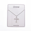 Cross Cubic Zirconia Pendant Necklace - CHOMEL