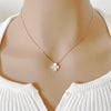 Mother of Pearl Clover Leaf Necklace - CHOMEL