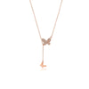 Butterfly Cubic Zirconia Necklace - CHOMEL