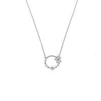 Flower Cubic Zirconia Necklace - CHOMEL