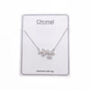 Leaf Cubic Zirconia Necklace - CHOMEL