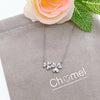 Leaf Cubic Zirconia Necklace - CHOMEL