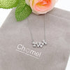 Leaf Cubic Zirconia Necklace - CHOMEL