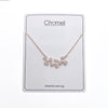 Leaf Cubic Zirconia Necklace - CHOMEL