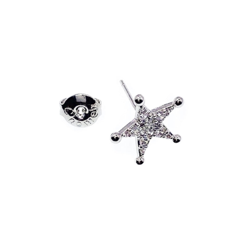 Star Cubic Zirconia Earrings.