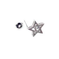 Star Cubic Zirconia Earring.