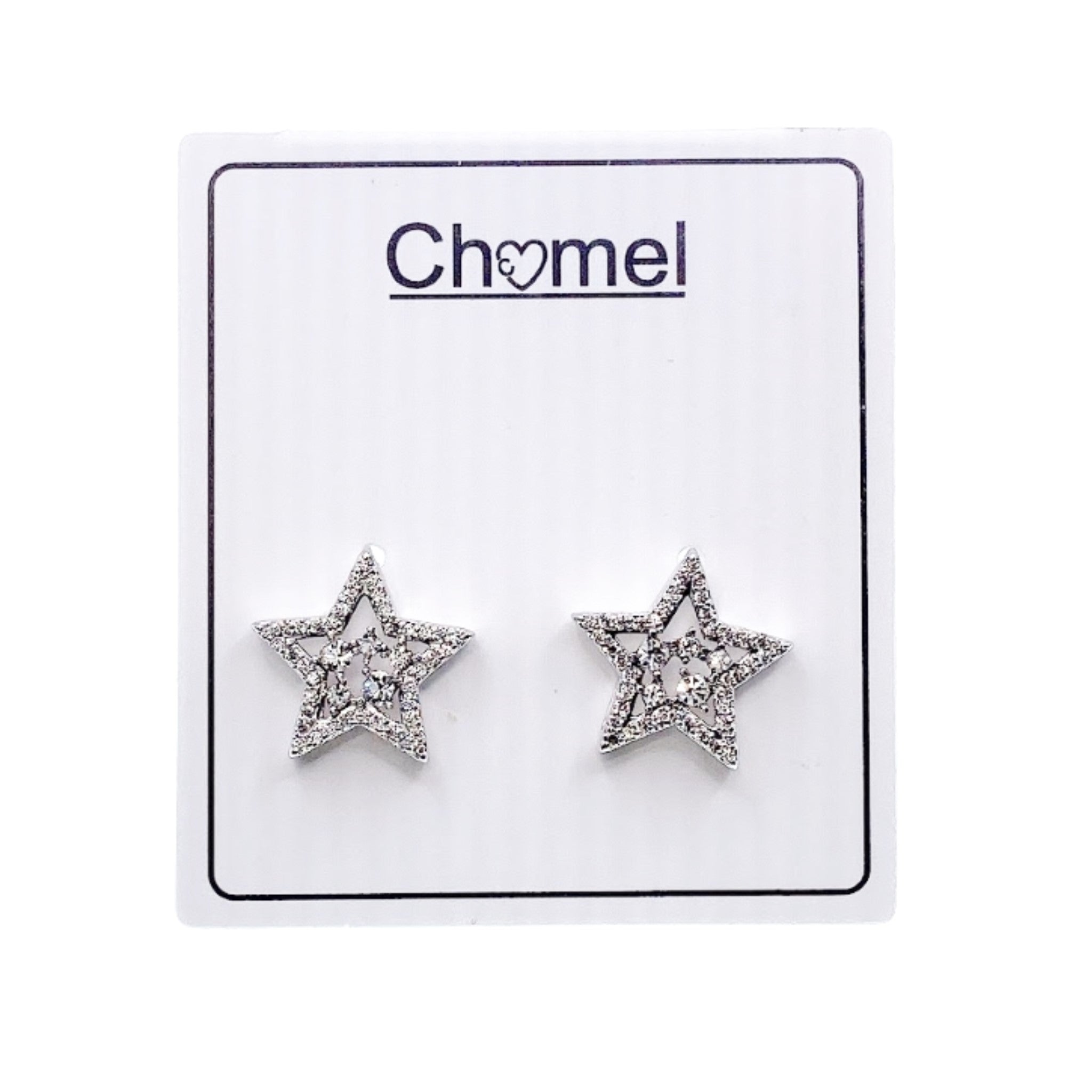 Star Cubic Zirconia Earring.