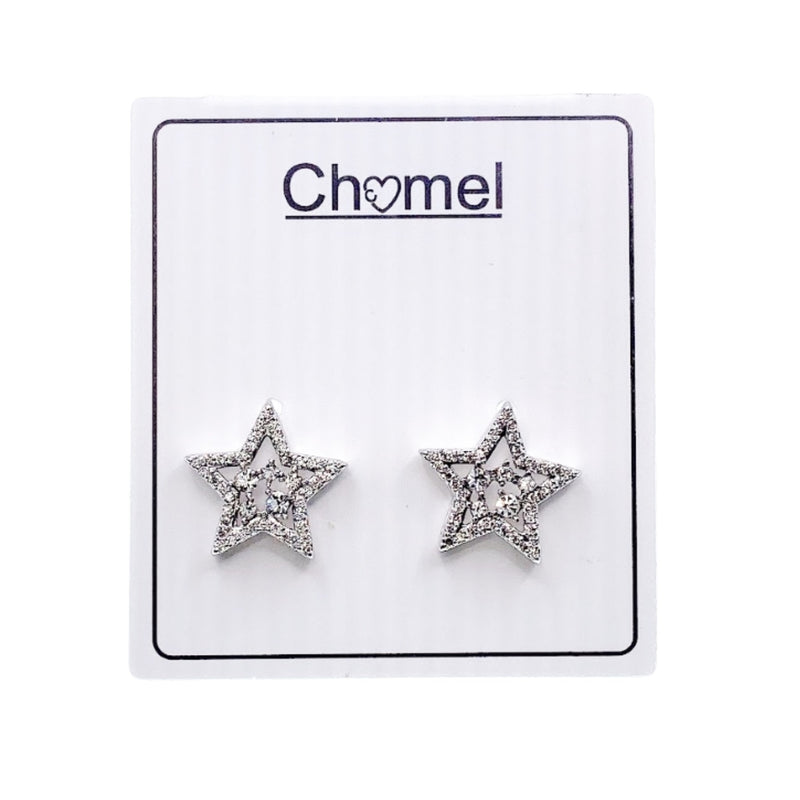 Star Cubic Zirconia Earring.