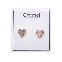 Heart Cubic Zirconia Earrings.