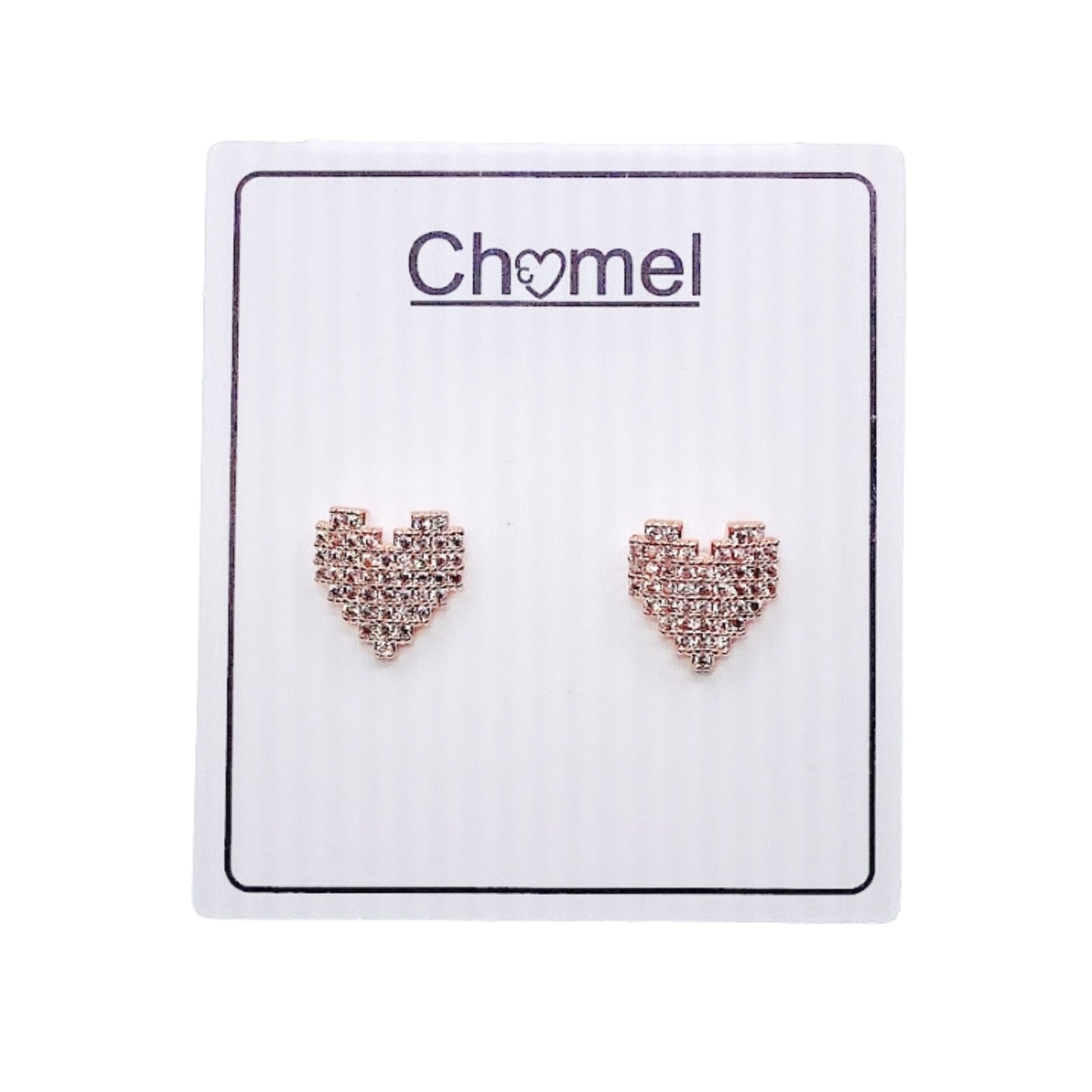Heart Cubic Zirconia Earrings.