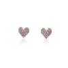 Heart Cubic Zirconia Earrings.