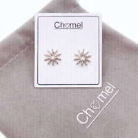 Starburst Cubic Zirconia Earrings.