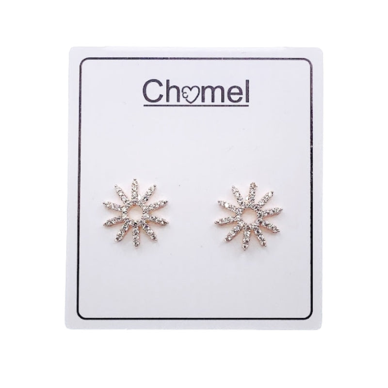 Starburst Cubic Zirconia Earrings.