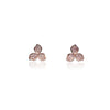 Flower Cubic Zirconia Earrings.