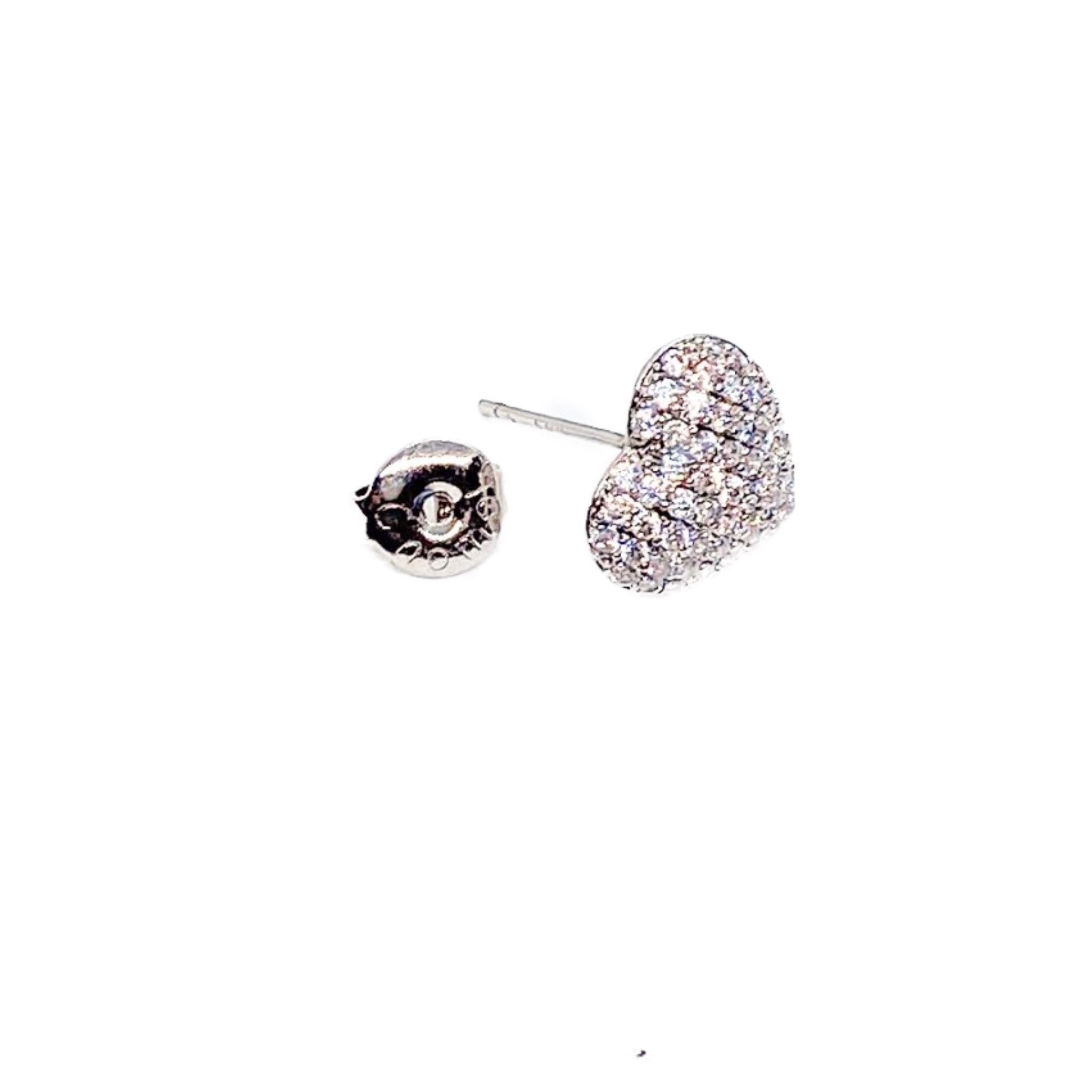 Heart Cubic Zirconia Earrings.