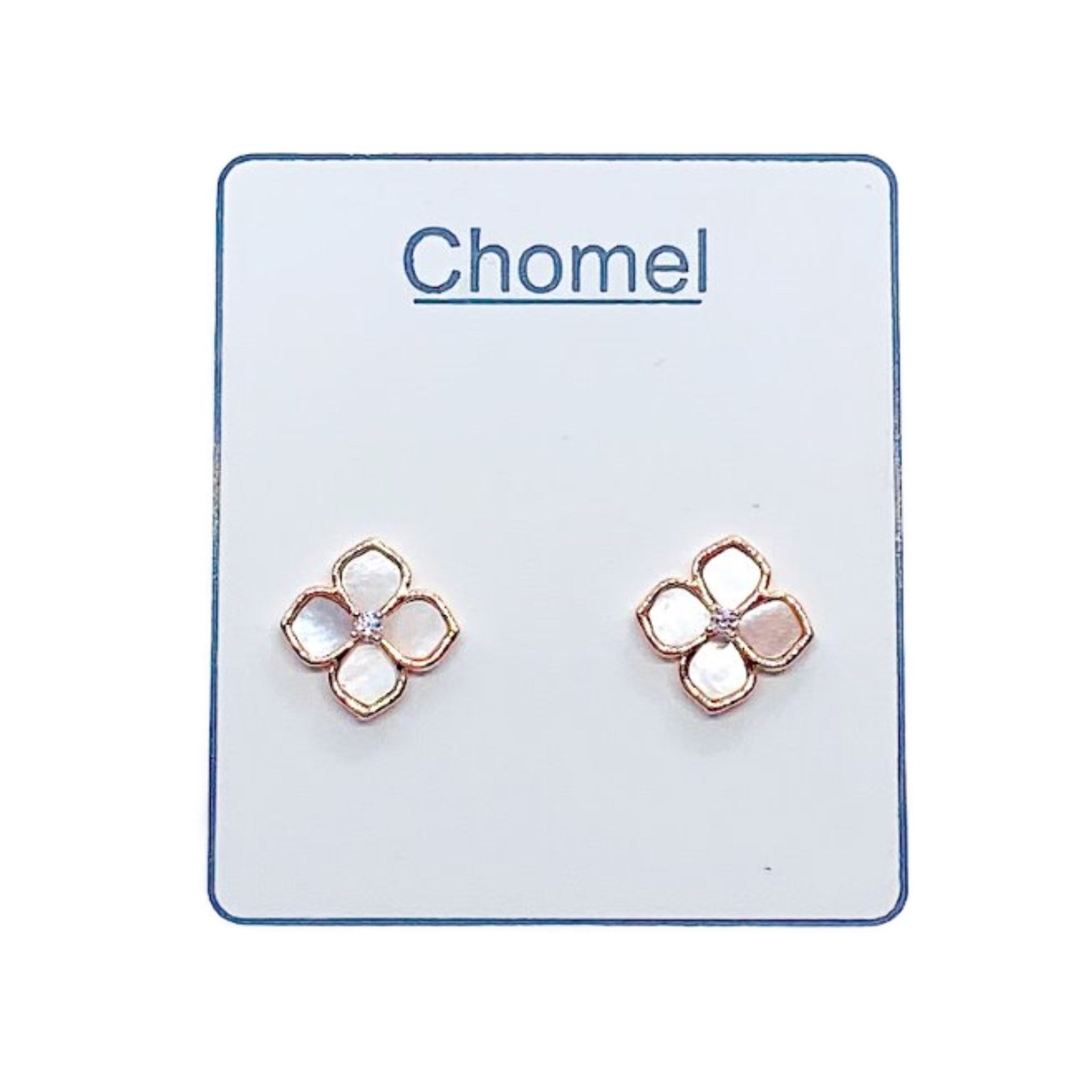 Flower Mother of Pearl Earrings.