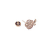 Flower Cubic Zirconia Earrings.