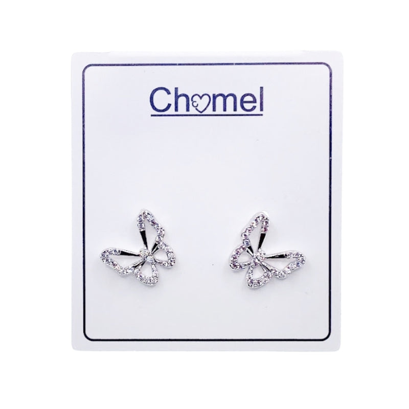 Butterfly Cubic Zirconia Earrings.