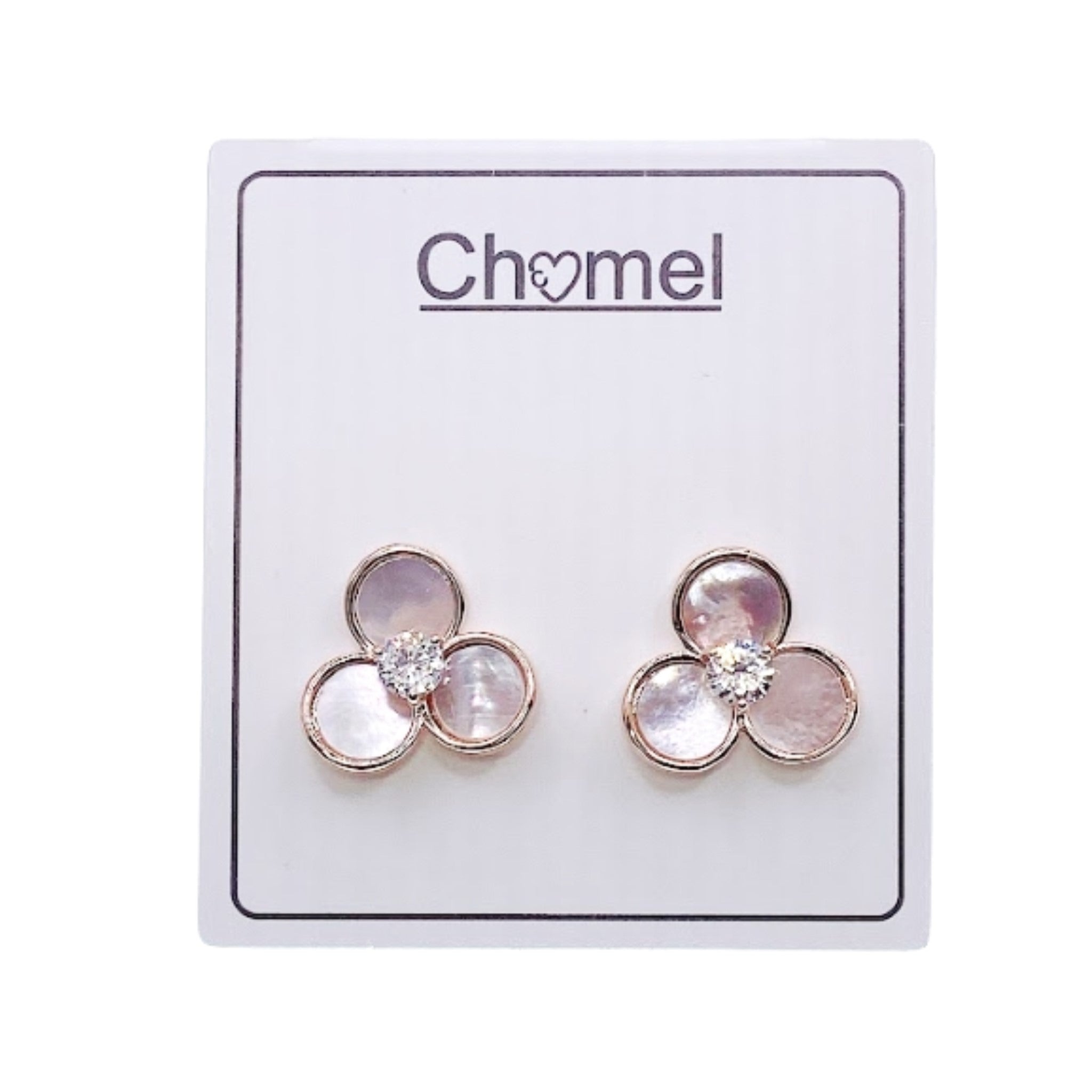 Flower Mother of Pearl Earrings.