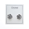 Flower Cubic Zirconia Earrings.