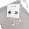 Flower Cubic Zirconia Earrings.