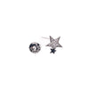 Star Cubic Zirconia Stud Earrings - CHOMEL