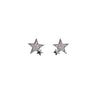 Star Cubic Zirconia Stud Earrings - CHOMEL