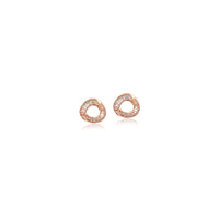 Round Cubic Zirconia Earrings - CHOMEL