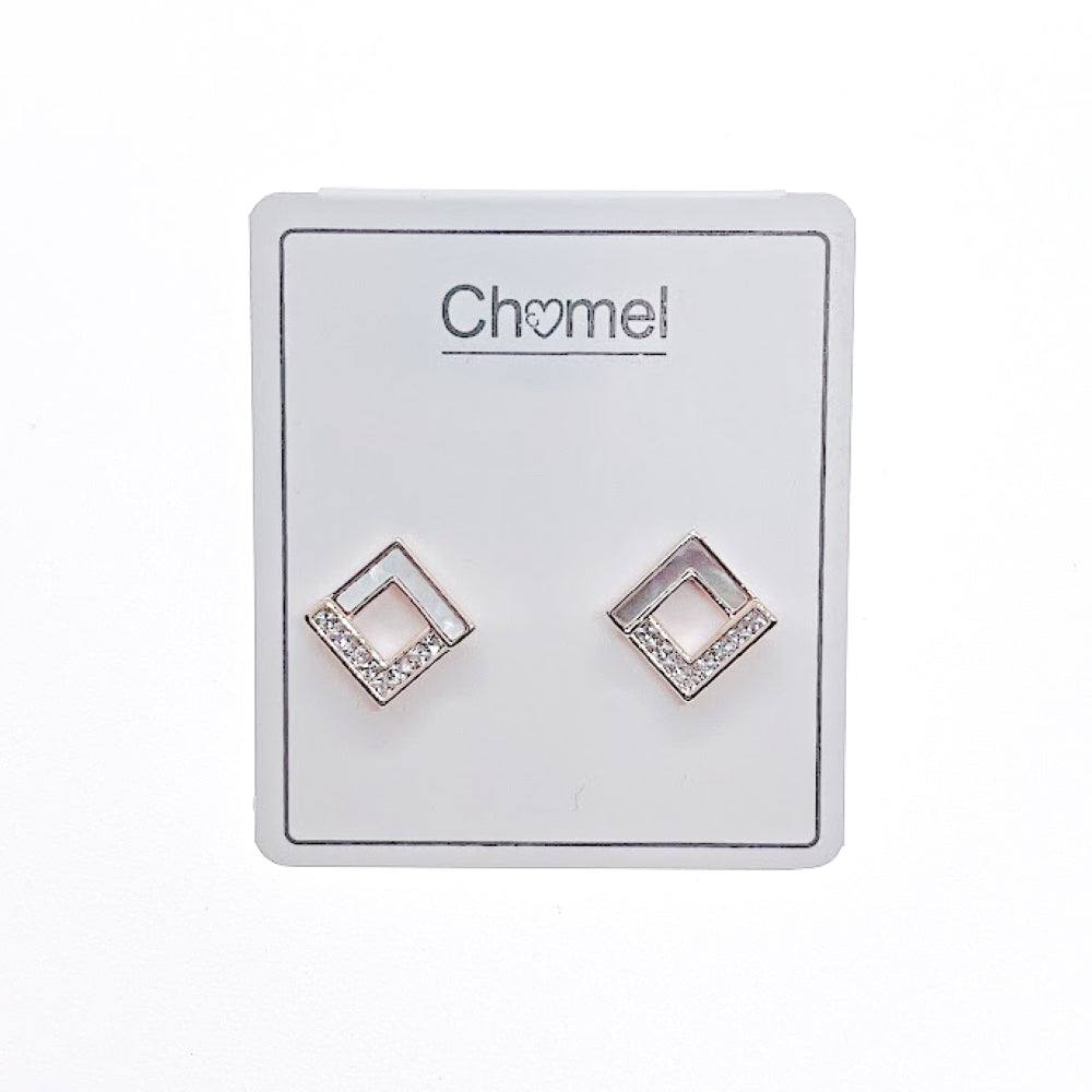 Mother of Pearl Stud Earrings - CHOMEL