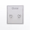 Heart Cubic Zirconia Earrings - CHOMEL