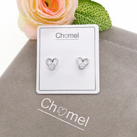 Heart Cubic Zirconia Earrings - CHOMEL