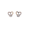 Heart Cubic Zirconia Earrings - CHOMEL