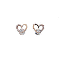 Heart Cubic Zirconia Earrings - CHOMEL