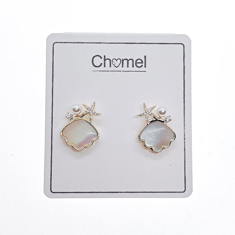 Shell Mother of Pearl Earrings - CHOMEL