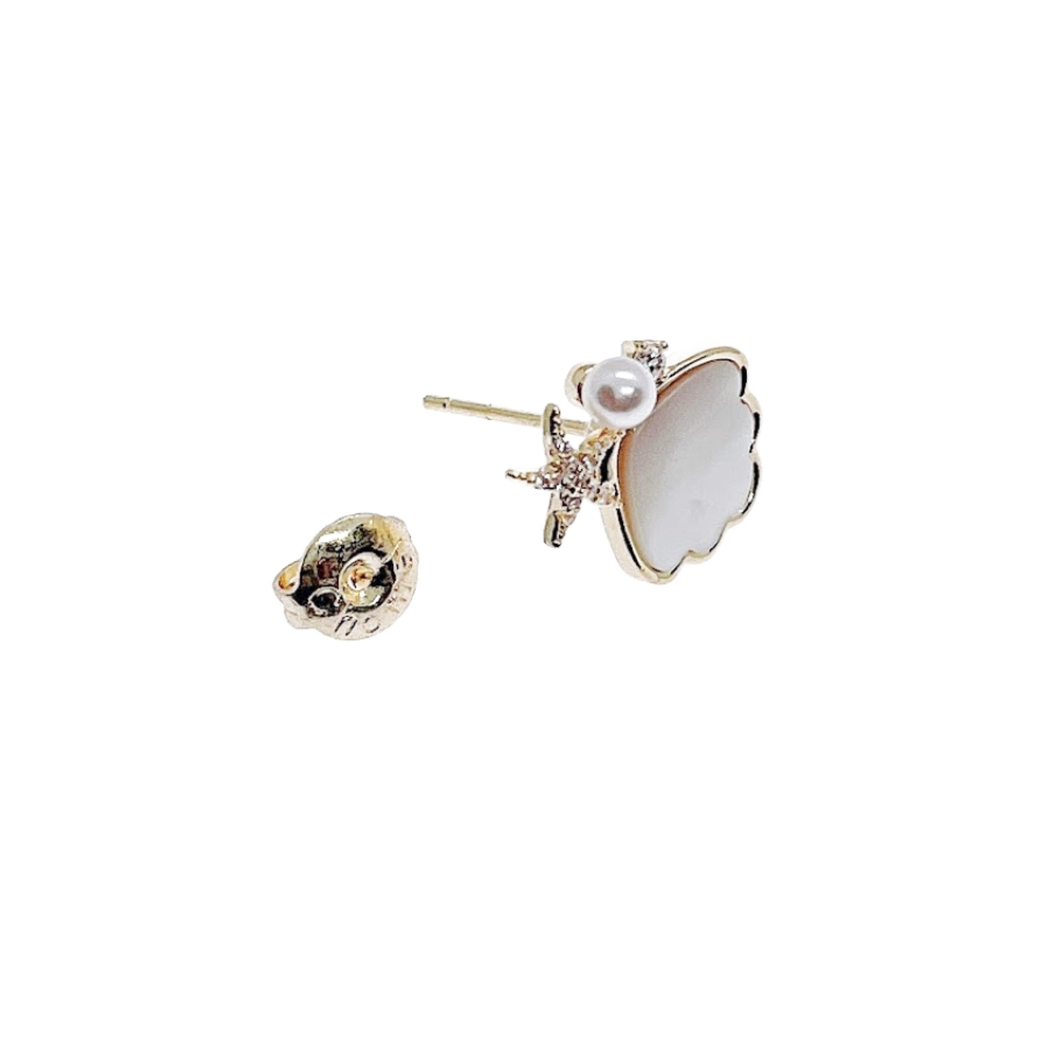 Shell Mother of Pearl Earrings - CHOMEL